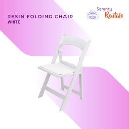Resin White Folding Chairs