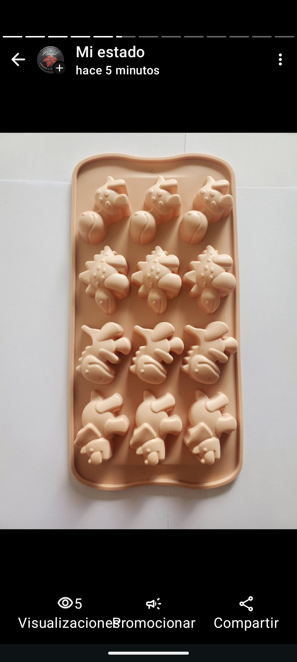 Molde dinosaurios pequeños