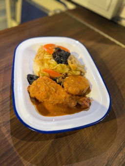 Curry Chicken Drumstick and Curry Potato Rice