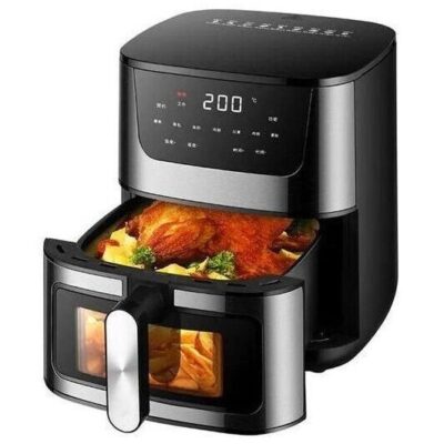 Hoffmans 8L Litres Digital Electric Airfryer, LCD Display, Touch Control – HM-780A
