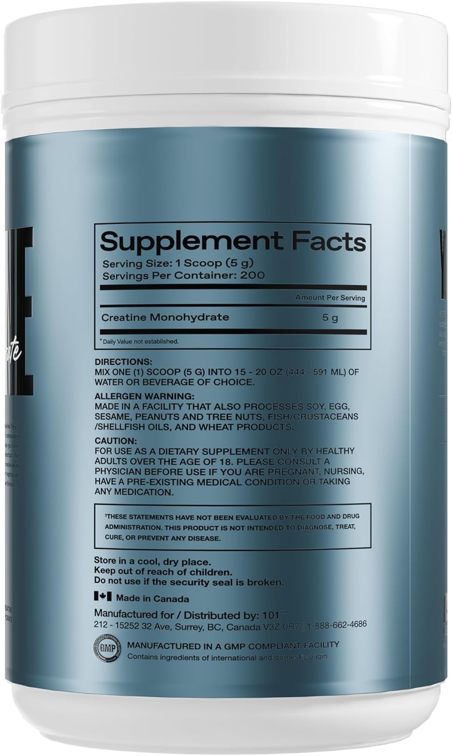 ONE OF ONE CREATINE MONOHYDRATE 1000G UNFLAVORED_2