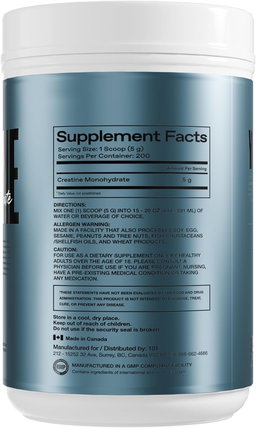 ONE OF ONE CREATINE MONOHYDRATE 1000G UNFLAVORED