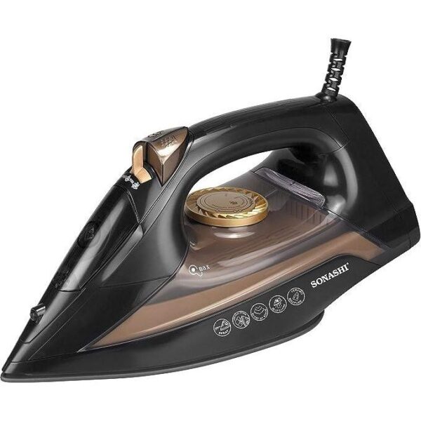Sonashi 1.6L Garment Steamer with 35G/min Steam Flow, Mechanical Control, and Overheat Protection, Continues Working for 60 Mins, Adjustable Height – Ironing Board