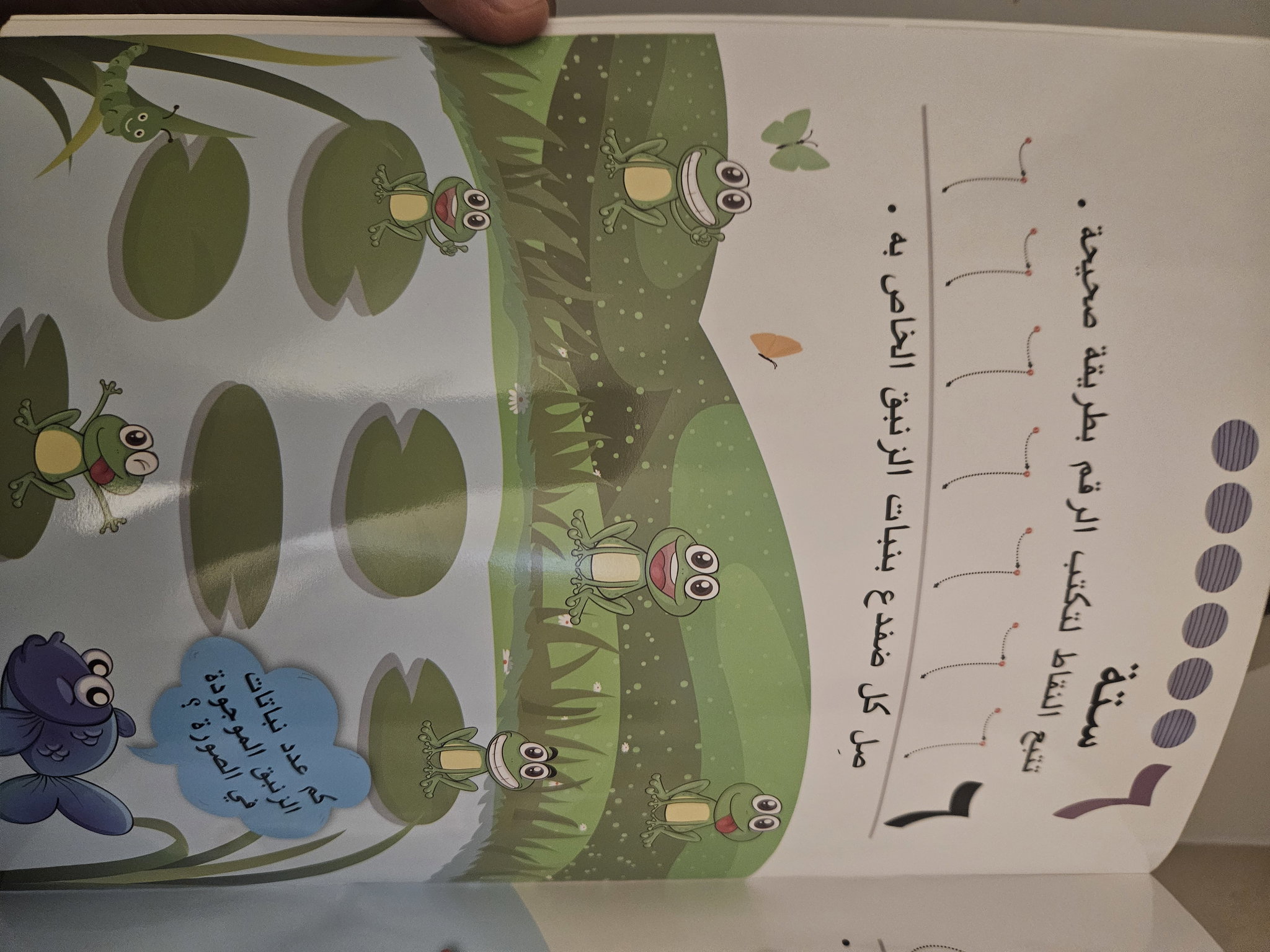 Write and wipe arabic numbers book _1