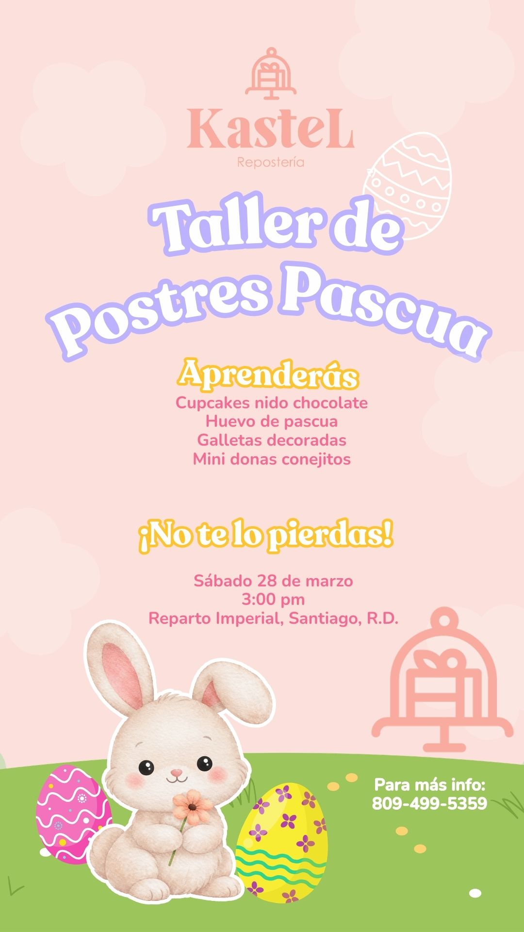 Taller Postres de Pascua