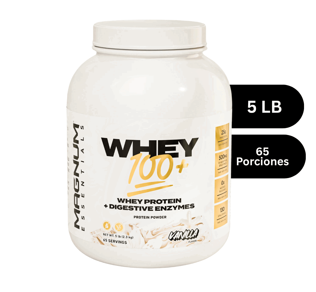 MAGNUM NUTRACEUTICALS WHEY 100+ - 5LB VAINILLA