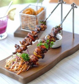 Brochettes de boeuf à la texane