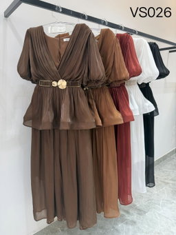 VESTIDO BUBBLE PEPLUM 
