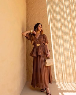 VESTIDO BUBBLE PEPLUM 