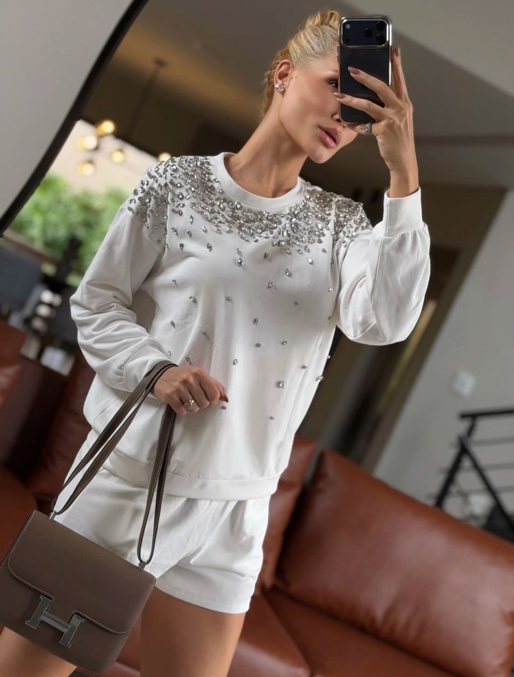 Conjunto Moletón de Pedreria con Short BR_4