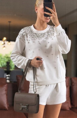 Conjunto Moletón de Pedreria con Short BR