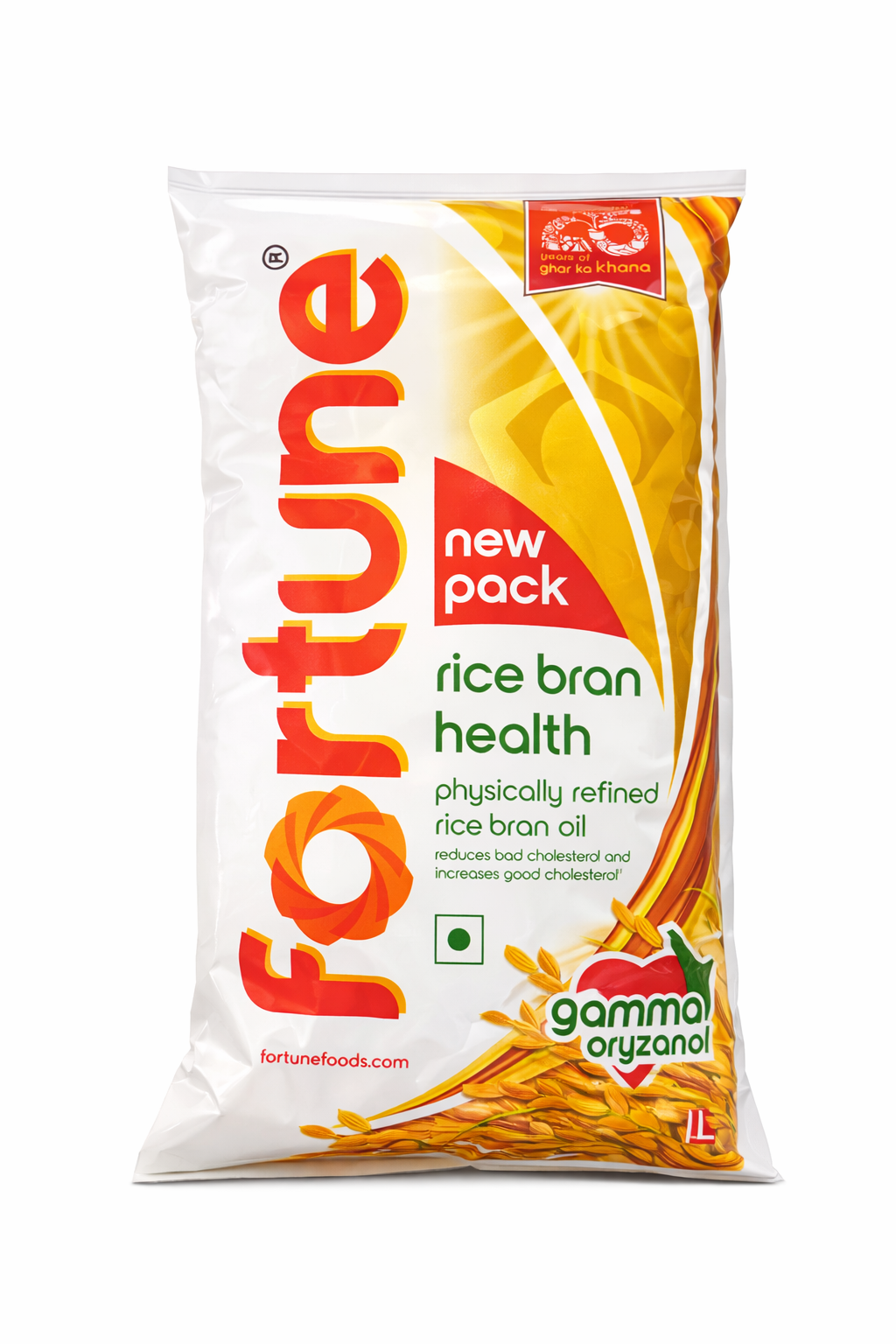 FORTUNE RICE BRAN PHYSICALLY REFINED RICE BRAN OIL 1L