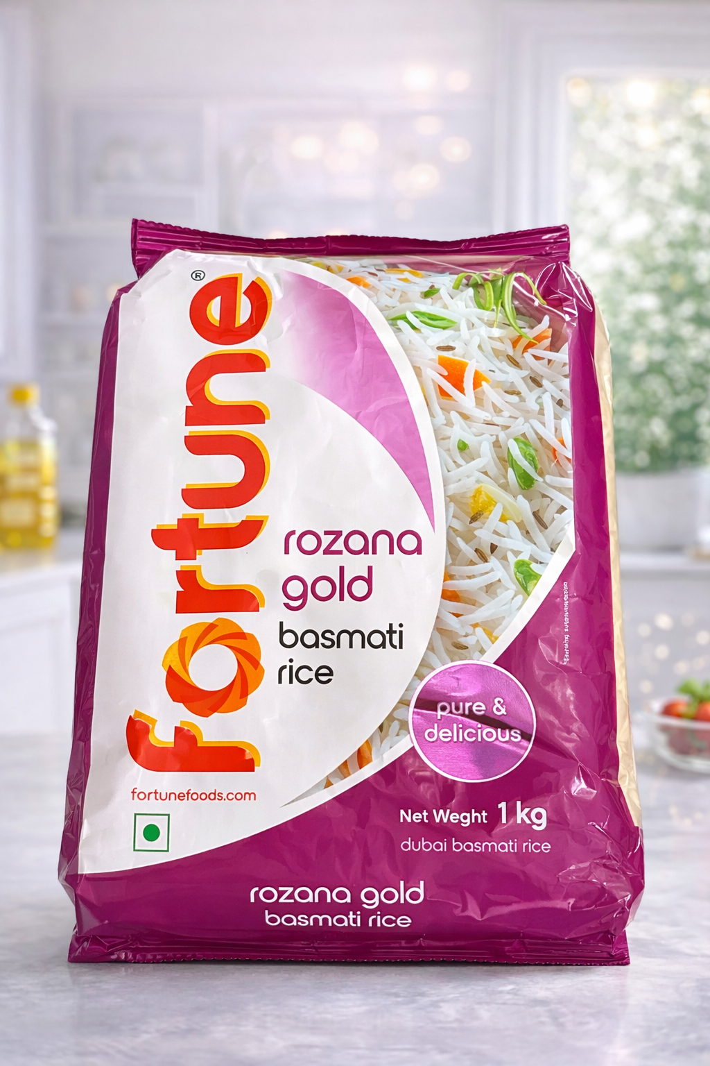 FORTUNE ROZZANA GOLD BASMATI RICE 1 KG