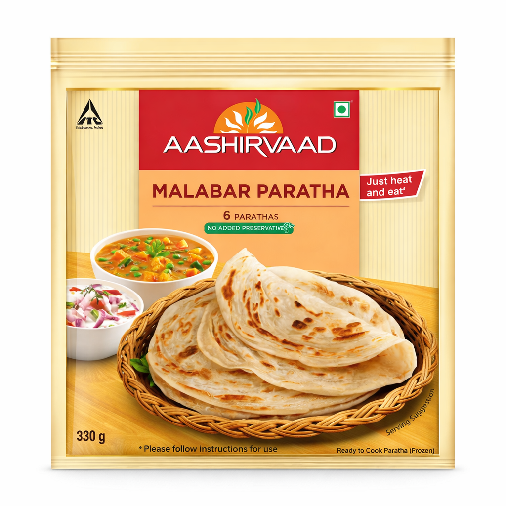 Aashirvaad Malabar Paratha 400g