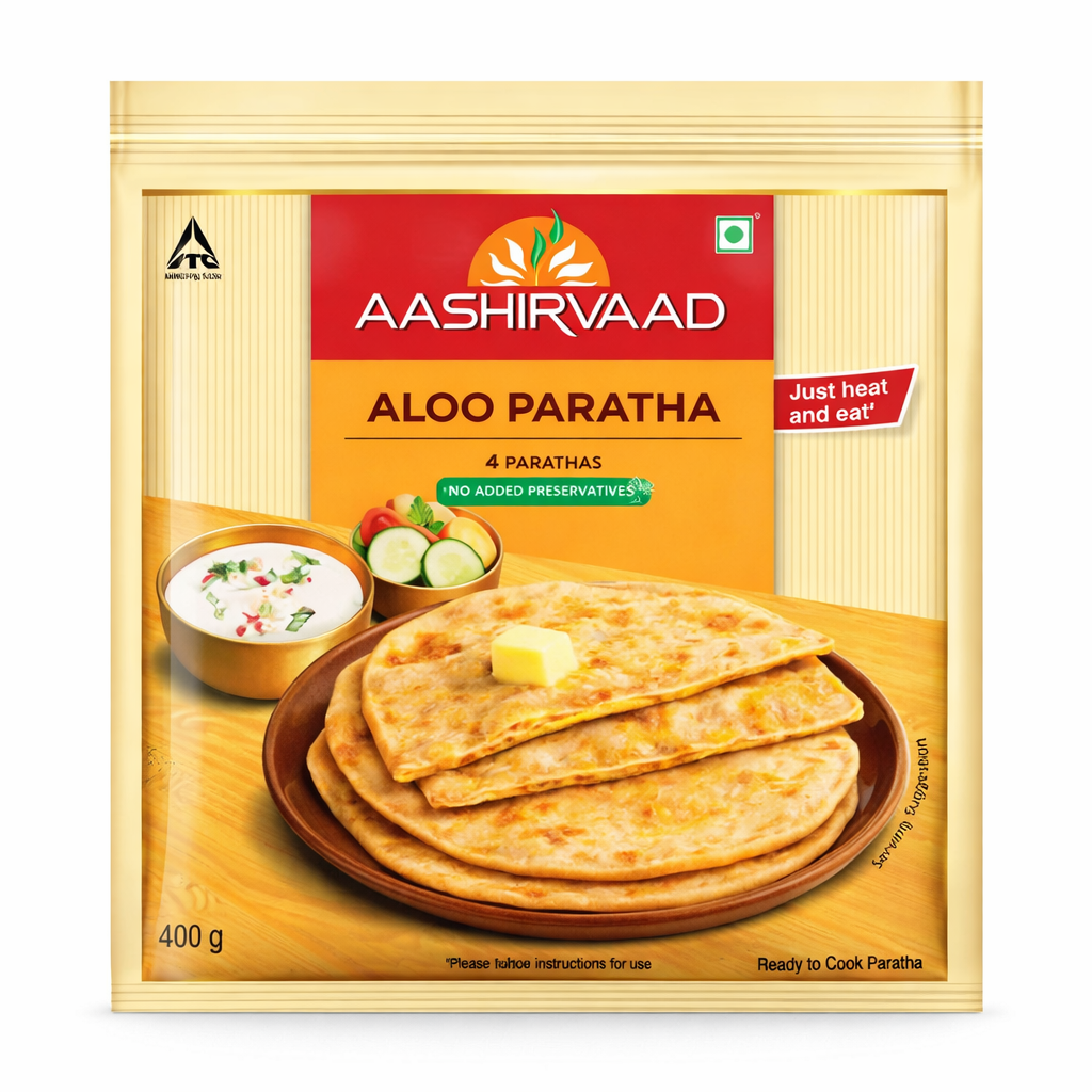 Aashirvaad Aloo Paratha 400g