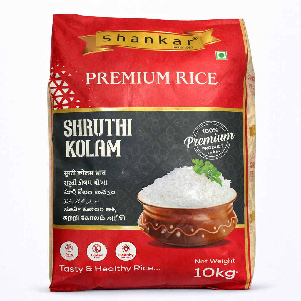 Shankar Shruthi Kolam Rice 10kg