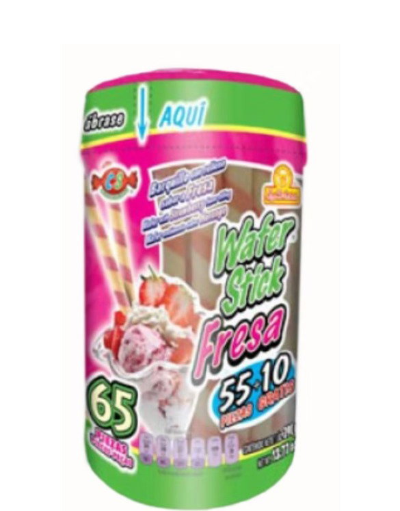 WAFER STICK FRESA DELICIAS VIT C/80 PZS_0