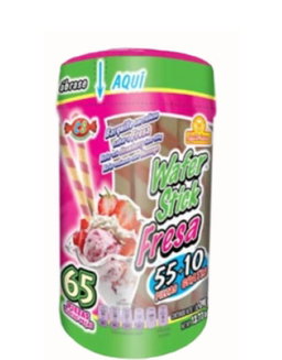 WAFER STICK FRESA DELICIAS VIT C/80 PZS