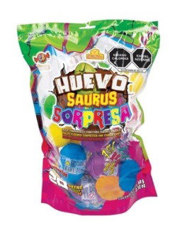 HUEVO SAURUS SORPRESA DELICIAS BSA C/20 PZS