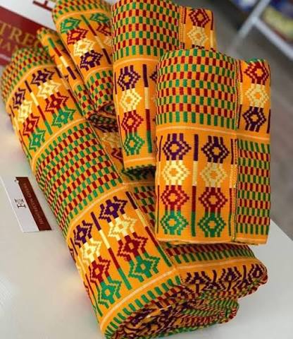 Authentic Kente Fabric (6 yards)_0