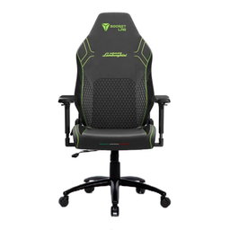 Cadeira Gamer Secretlab Lamborghini Deluxe Verde Selvans - Reclinável - Ergonômica e Confortável - Encosto de Cabeça Magnético e Suporte Lombar de 4 Direções - Tamanho Extra Grande (XL) - Preto/Verde