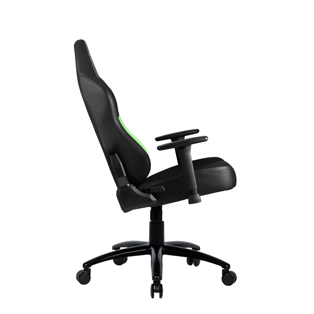 Cadeira Gamer RAZER EDITION Tarok Ultimate da Zen - Cadeira Gamer Ergonômica - Cadeira Gamer em Couro - Verde, Preta, Reclinável para PC, Computador, Escritório e Jogos - Xbox,_3