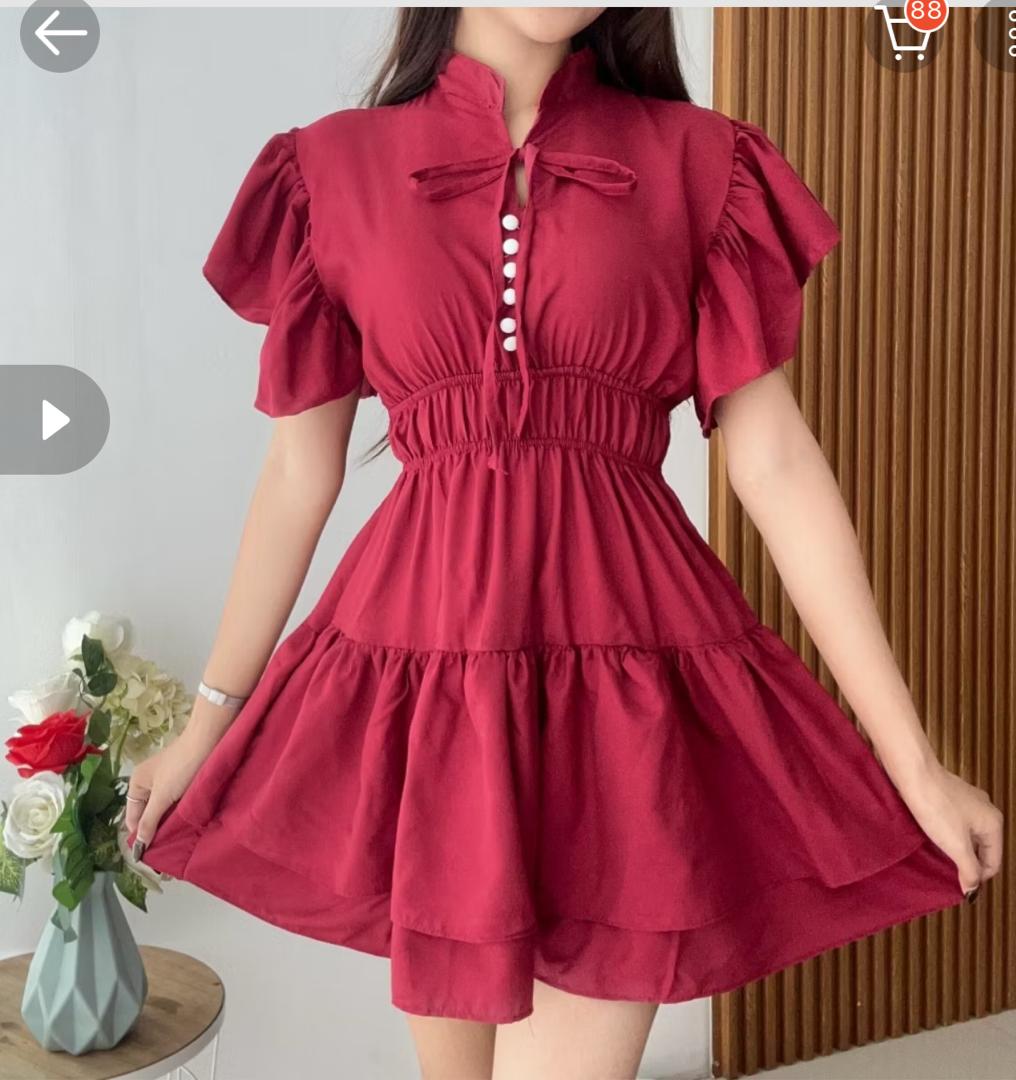 EDELINE DRESS MOTIF / DRESS WANITA KEKINIAN _10