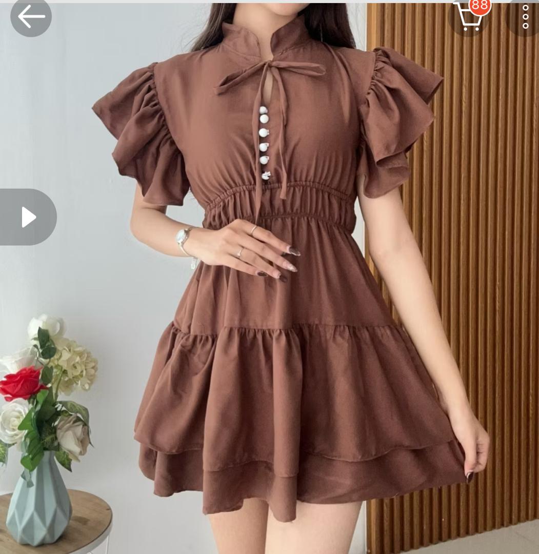EDELINE DRESS MOTIF / DRESS WANITA KEKINIAN _12