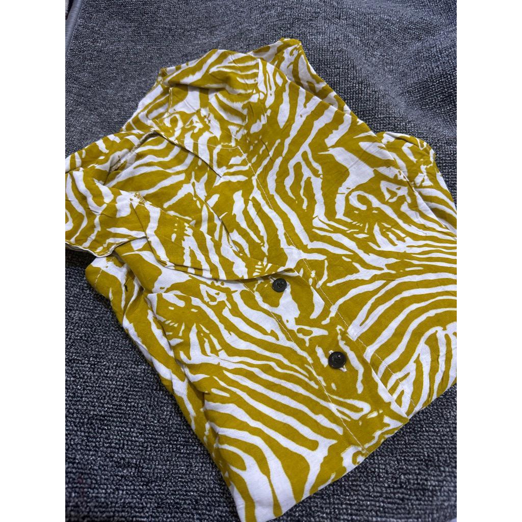 Setelan piyama celana + kemeja Rayon motif terbaru//Setelan Wanita _4