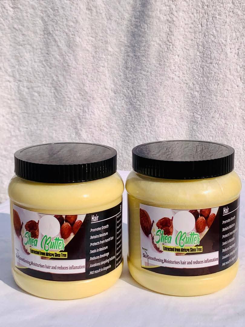 100 percent raw shea butter - Besty Bundle (2 pieces of 1kg)