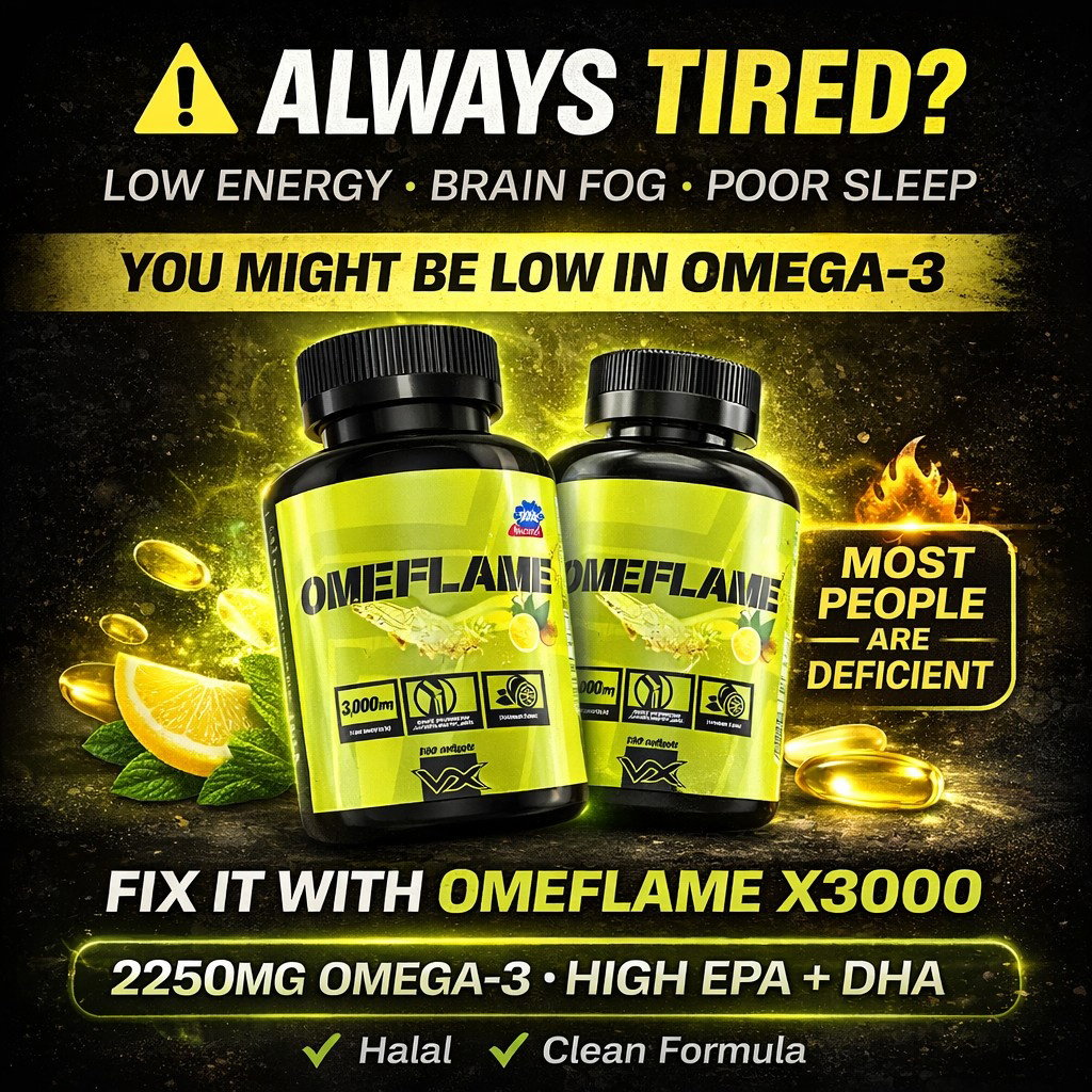Vitaxtrong Omeflame X3000™ | 100 / 180 Softgels | Ultra-Concentrated Omega-3 Fish Oil 3000mg | EPA & DHA [VX]_7