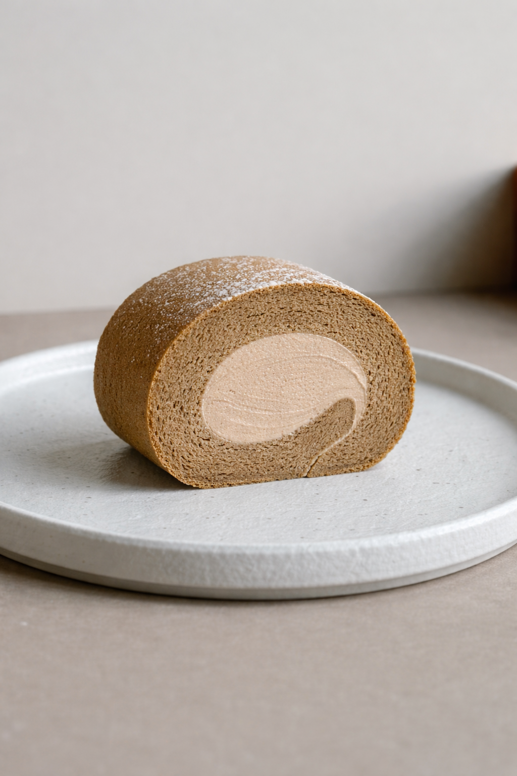 Hojicha Roll Cake