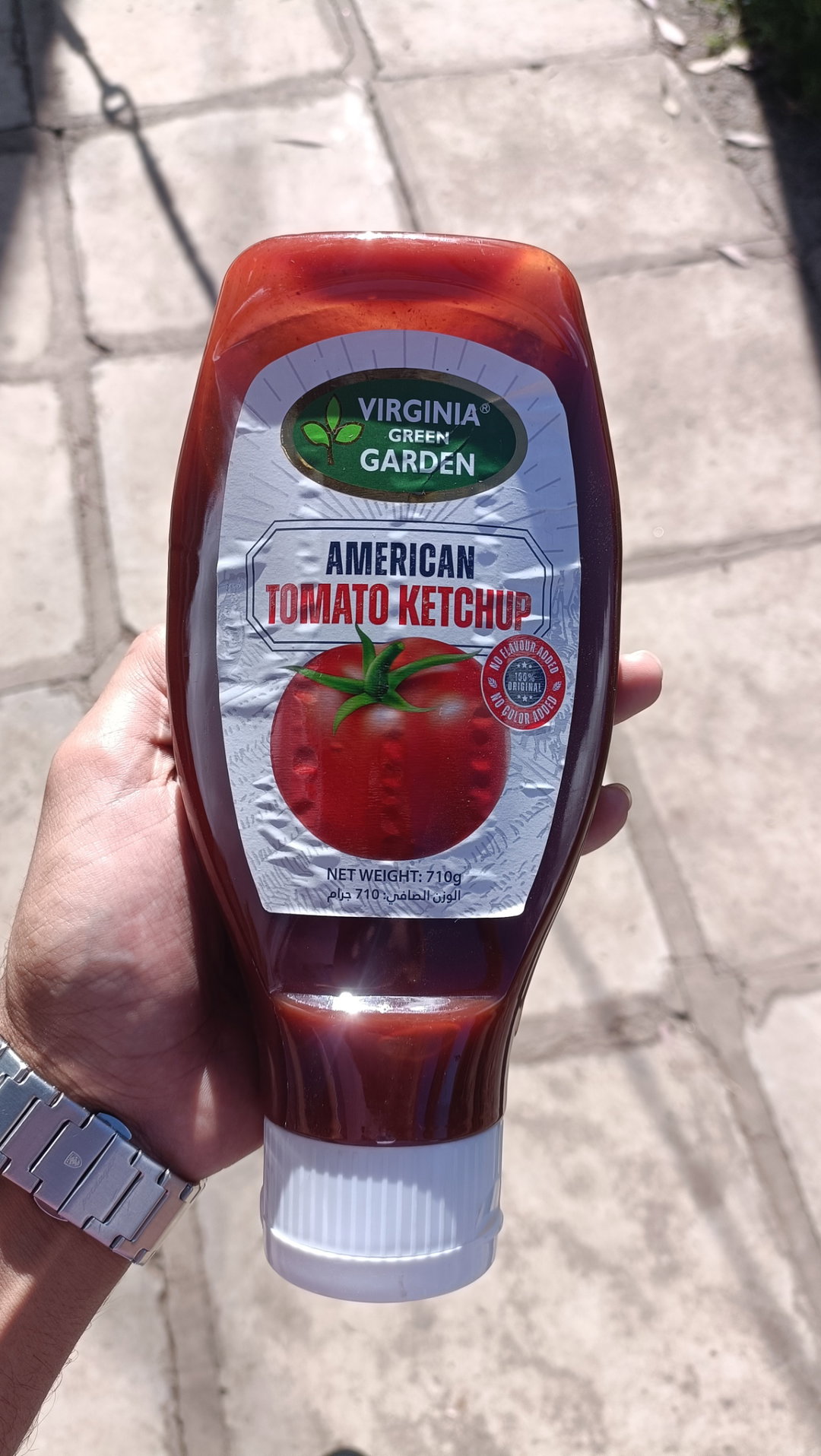 Virginia green garden american tomato ketchup 710g