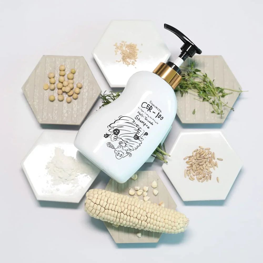 ELIZAVECCA cer 100 collagen coating hair a+ muscle hell tornado shampoo اليزافيكا شامبو شعر بالكولاجين للشعر الدهني_1