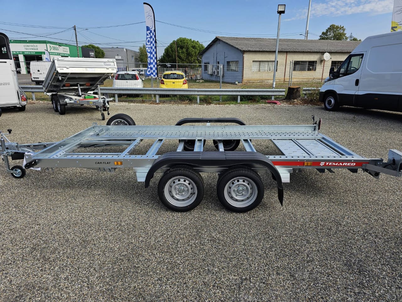 Remolque basculante para transporte de coches – Car Flat 4018 (2 t)_4