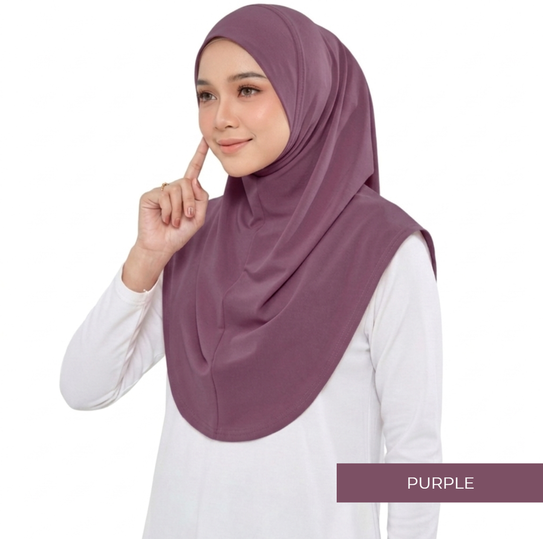 THE BEST TUDUNG SARUNG - PURPLE