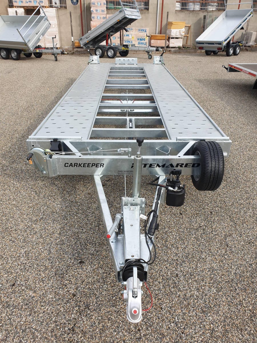 Remolque para transporte de coches Temared Carkeeper New 5820 – 3 ejes, plataforma basculante_3