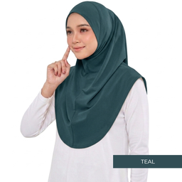 THE BEST TUDUNG SARUNG - TEAL