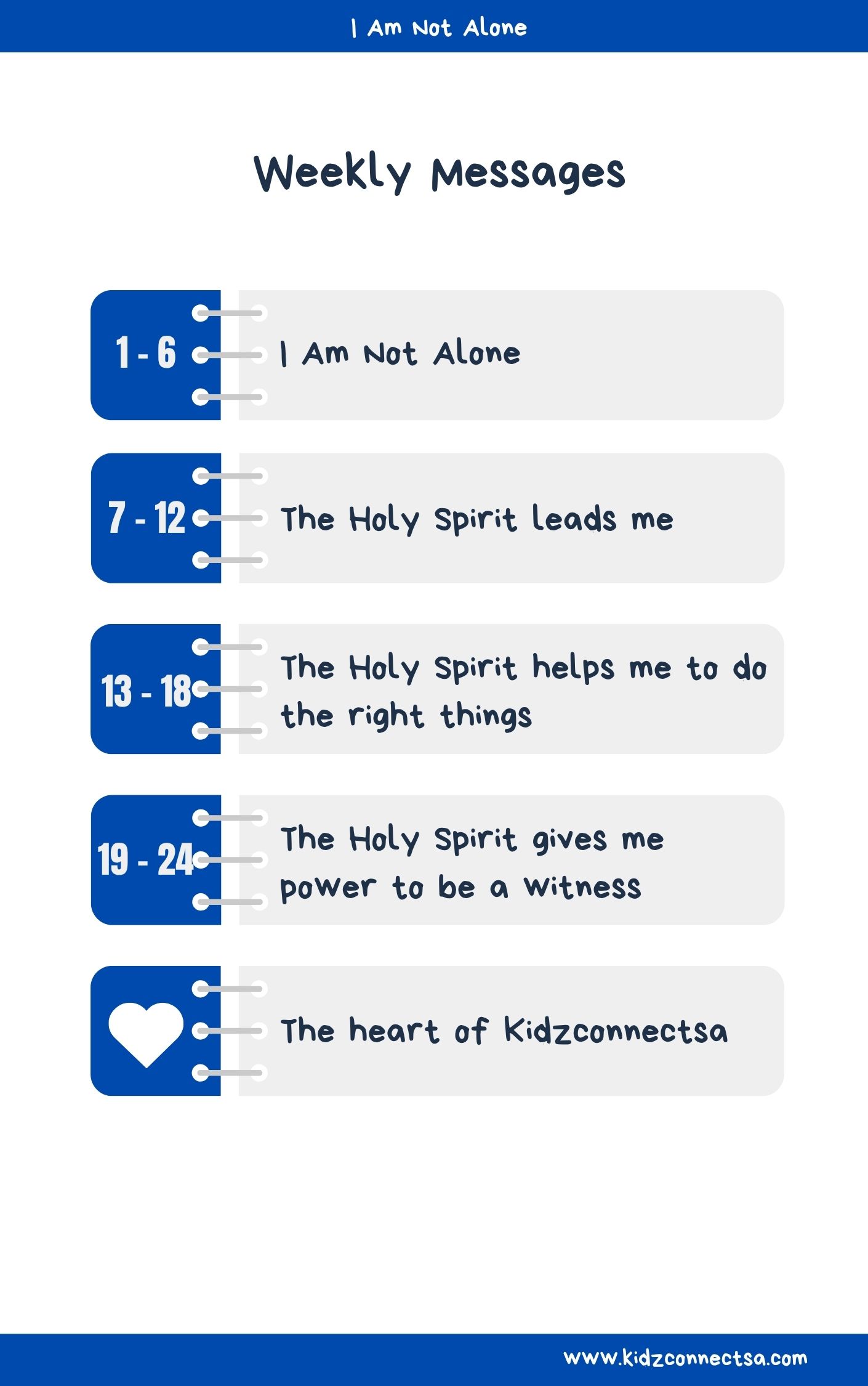 The Holy Spirit – My Helper  4 Weeks of Primary School Lessons for Children's Church_7