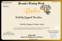 Fertility Support Detox Juice Shots 