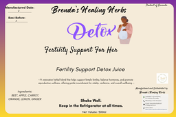 Fertility Support Detox Juice Shots 