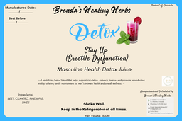 Masculine Health Detox Juice Shots 