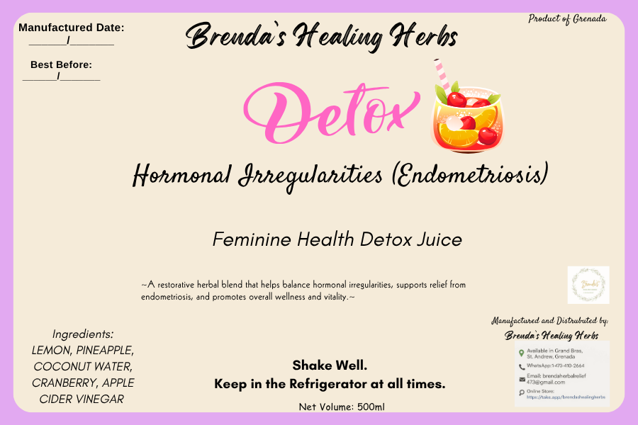 Feminine Health Detox Juice Shots