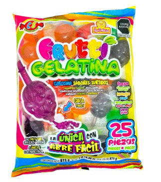 FRUTTI GELATINA DELICIAS BSA C/25 PZS