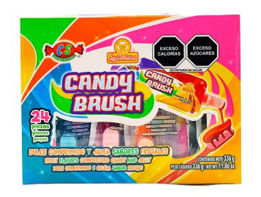 CANDY BRUSH DELICIAS DISP C/24 PZS