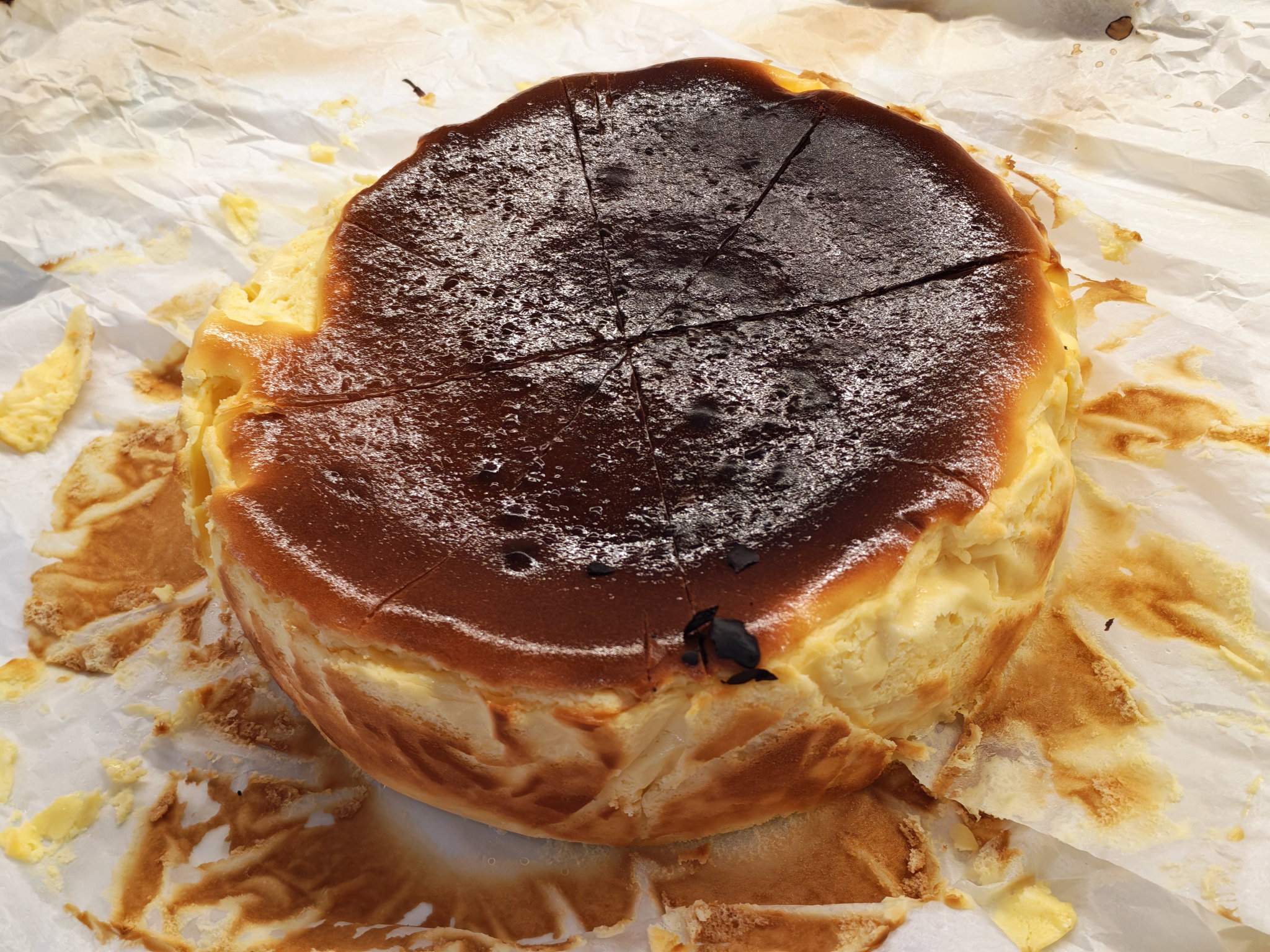Burnt Cheese Cake (per slice)(Matcha flavour) _0