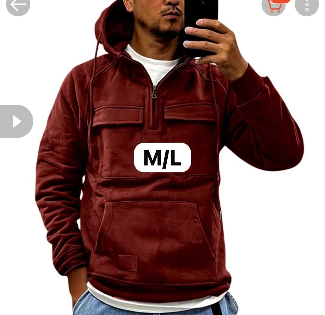 Jaket Pullover Pocket Ziper Hoodie  _2