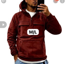Jaket Pullover Pocket Ziper Hoodie  