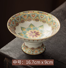 10400067 -  VINTAGE HIGH FOOTED FRUIT PLATE
