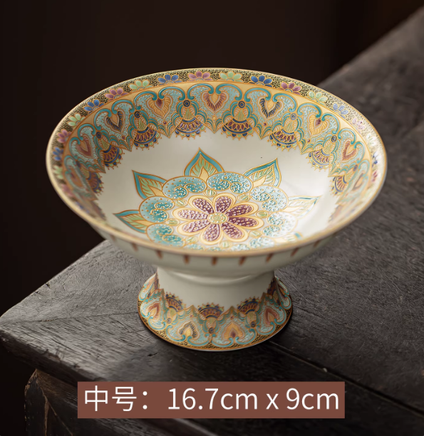 10400067 -  VINTAGE HIGH FOOTED FRUIT PLATE_2
